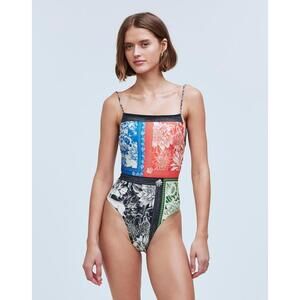 Agua Bendita Multicolor Floral Swimsuit